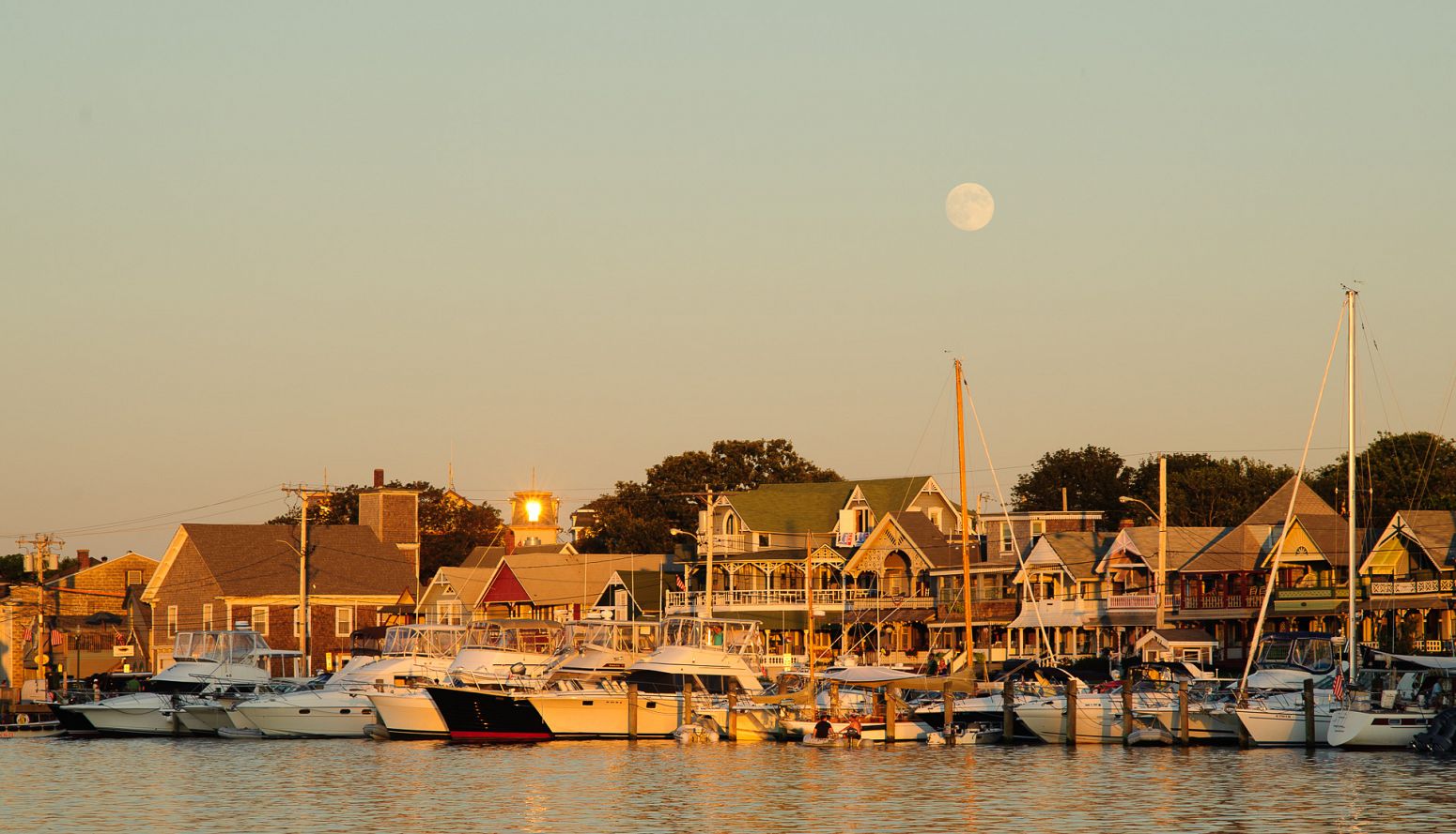 Oak Bluffs Harbor, Martha's Vineyard, Massachusetts, USA